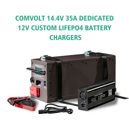 COMVOLT 14.4V 35A Dedicated 12V Custom LiFePO4 Battery Chargers